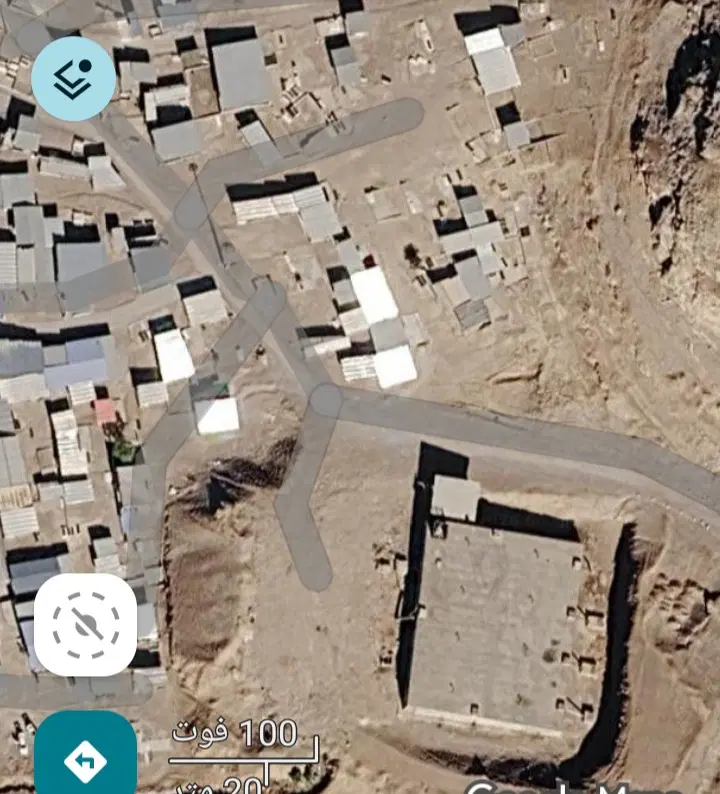 زمین قبرستان سراب یاس ۱۰متر