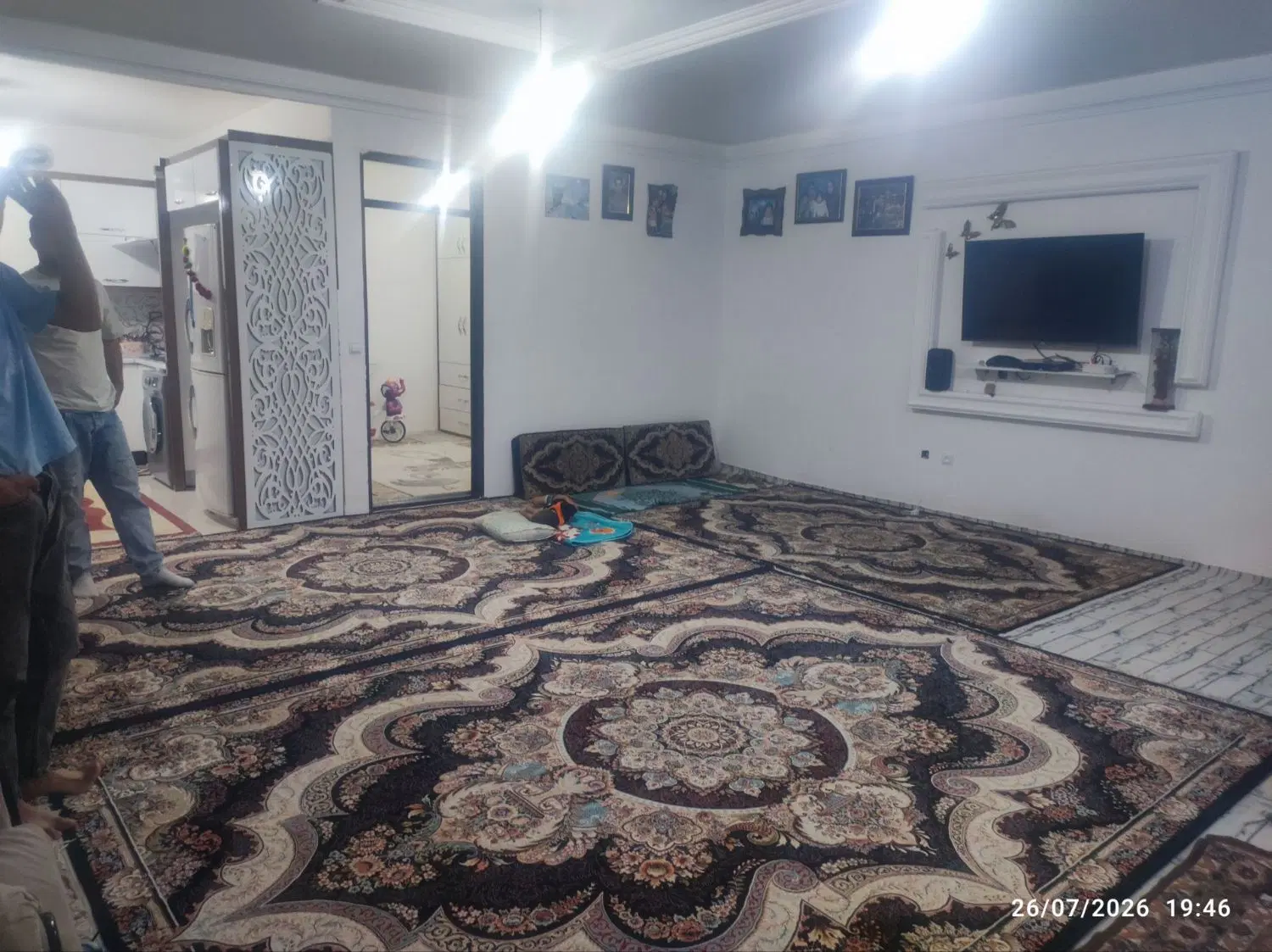 حیاط شیک ۹۰متر فول امکانات
