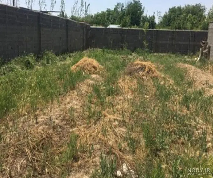 زمین چهار دیواری شهرکی با نگهبان