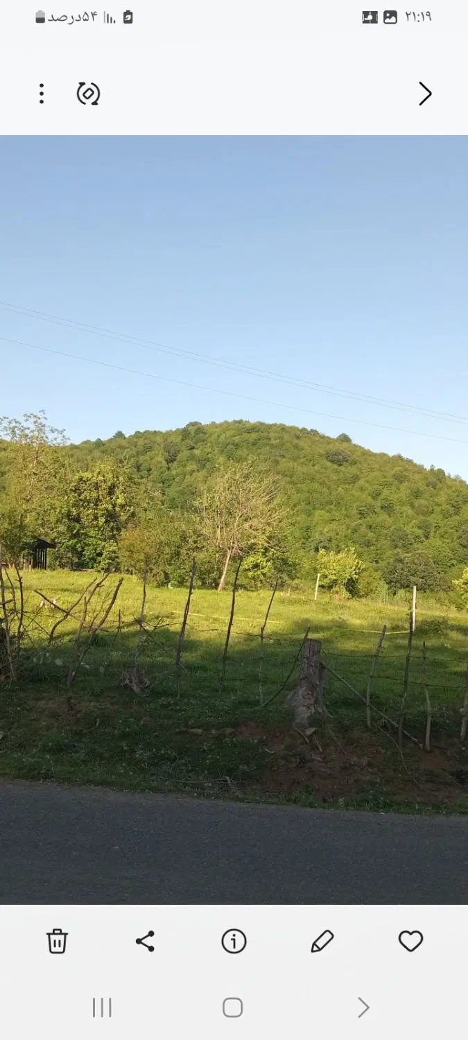 زمین باغی ۵۰۰ متر مربع