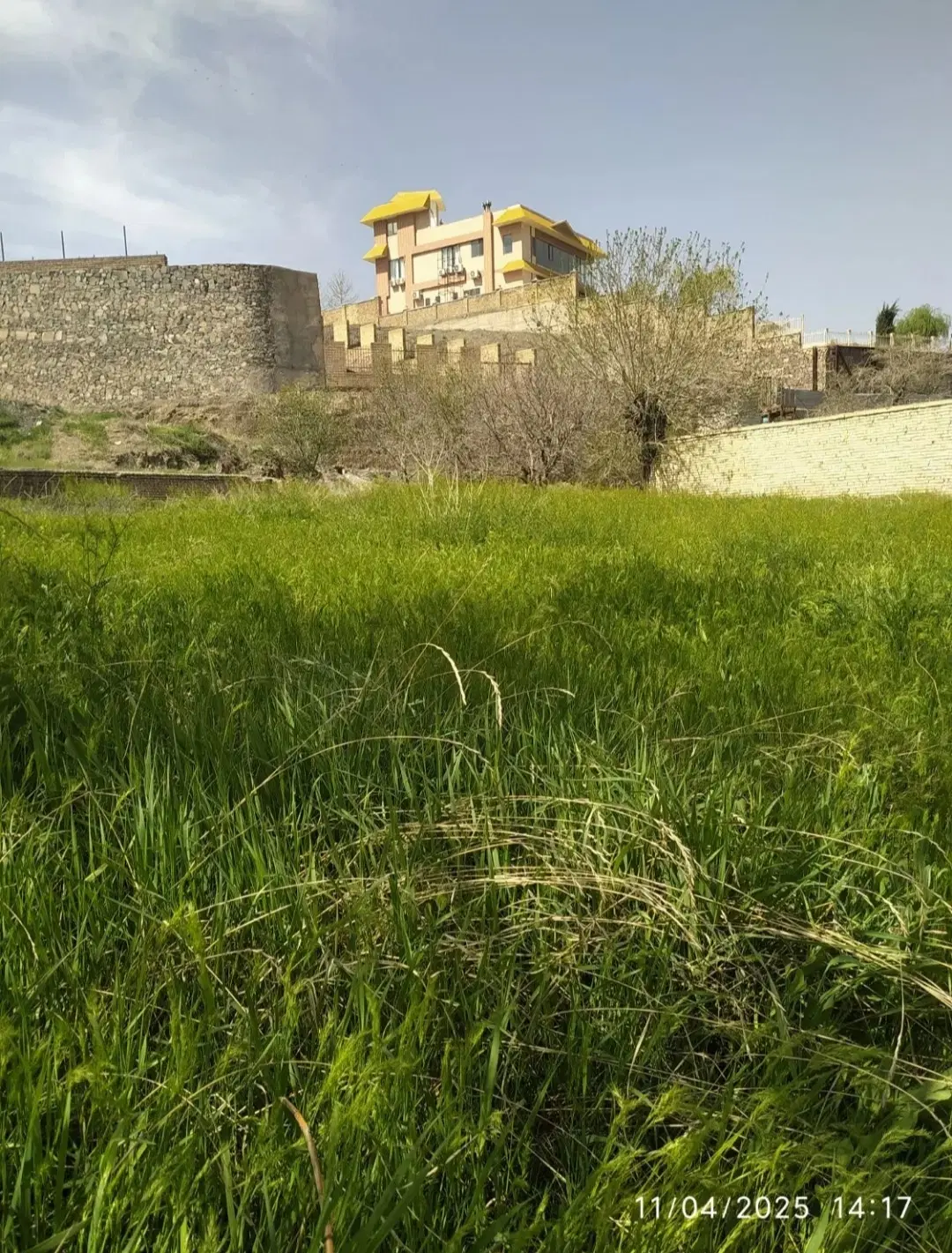 باغچه باغ ویلا زمین باغ کاربری توریستی با پروانه