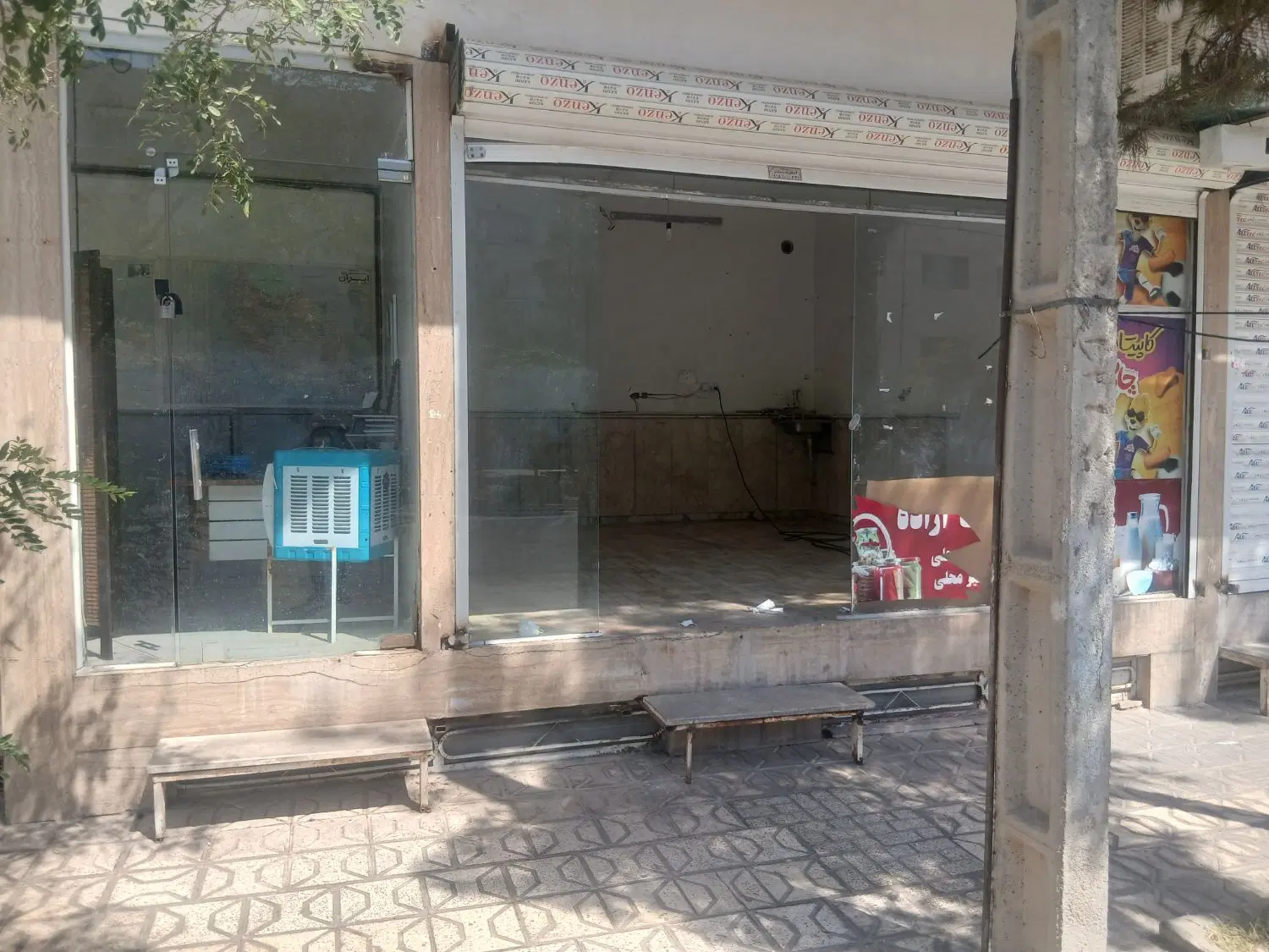 مغازه 25 متر تجاری دائم ابعاد5x5 سقف بلند