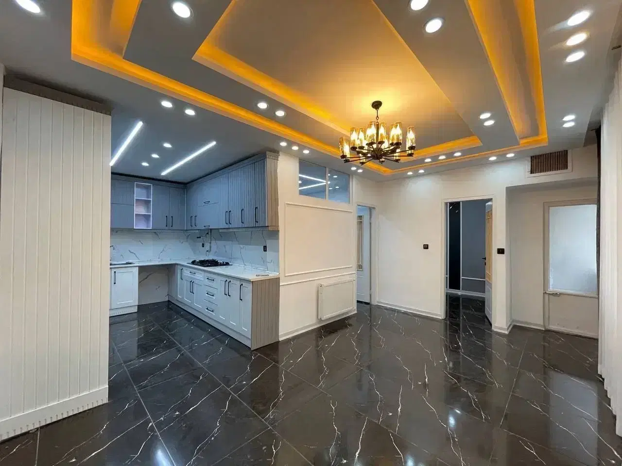 ۶۸متردوخواب_پذیرایی پرده خور_پارکینگ  انباری سندی