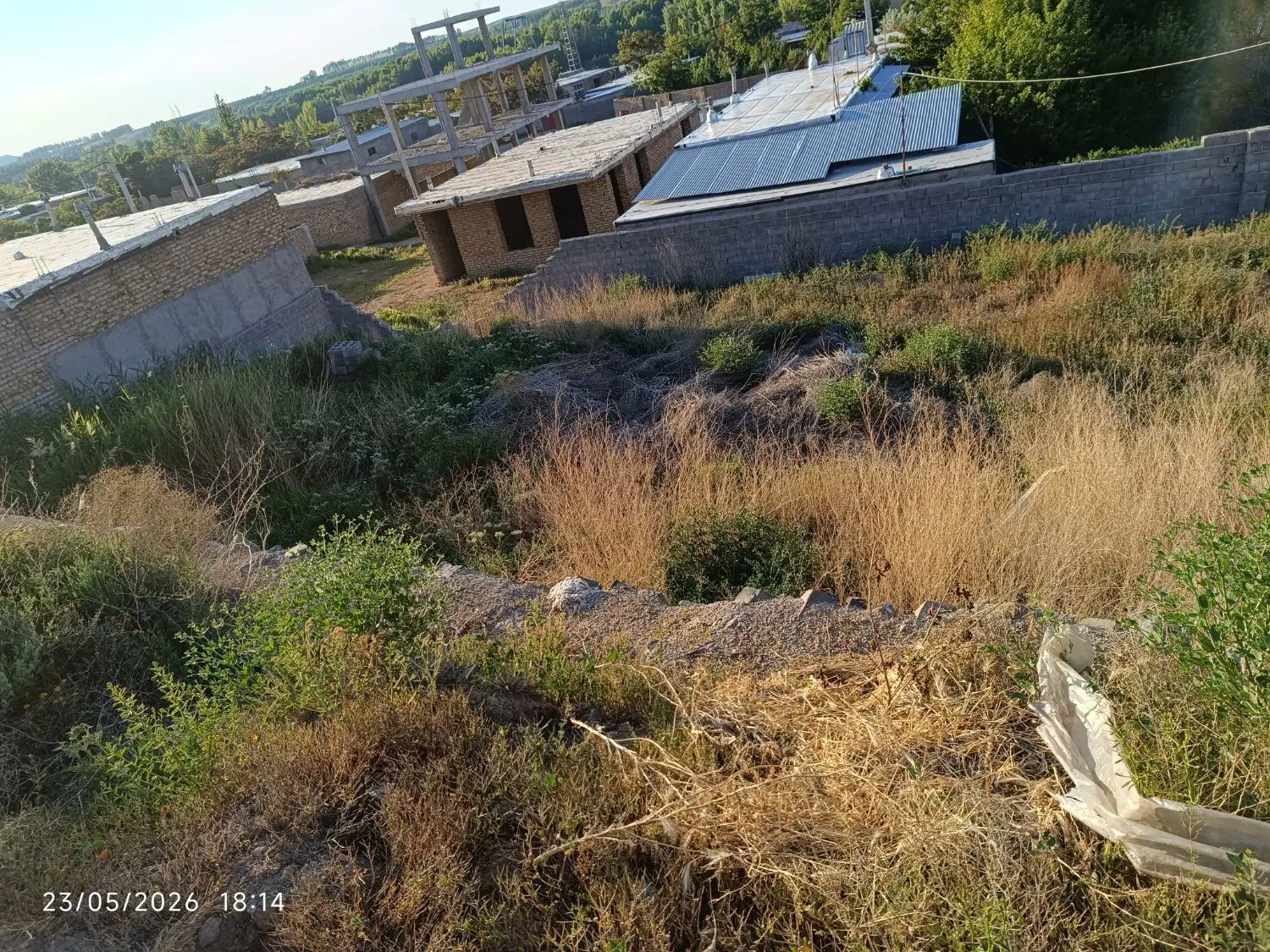 زمین واقع در روستای چیر