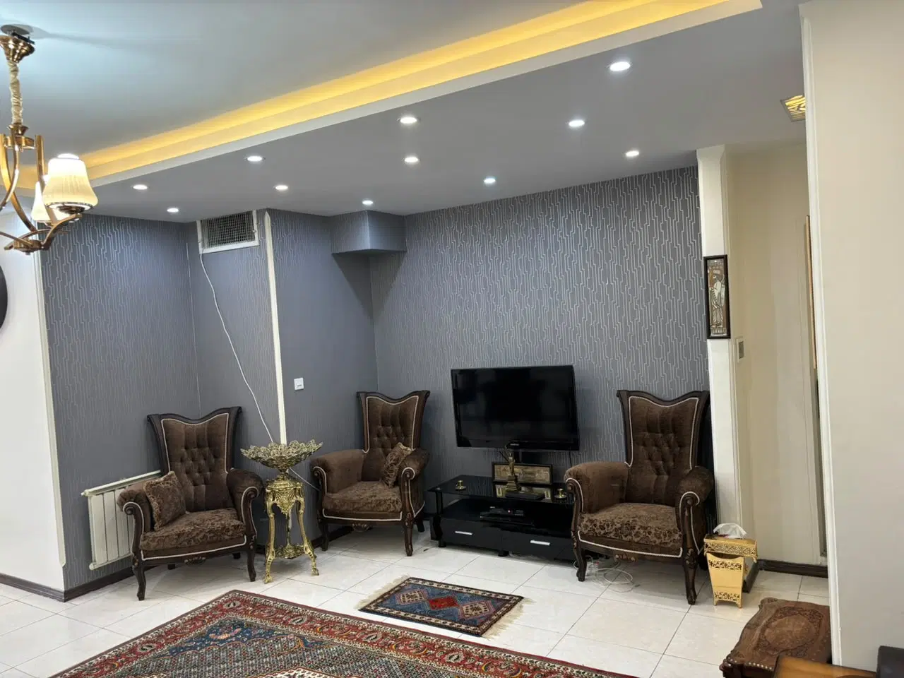 75 متر 2خواب اماده تخلیه نورگیر فوق العاده