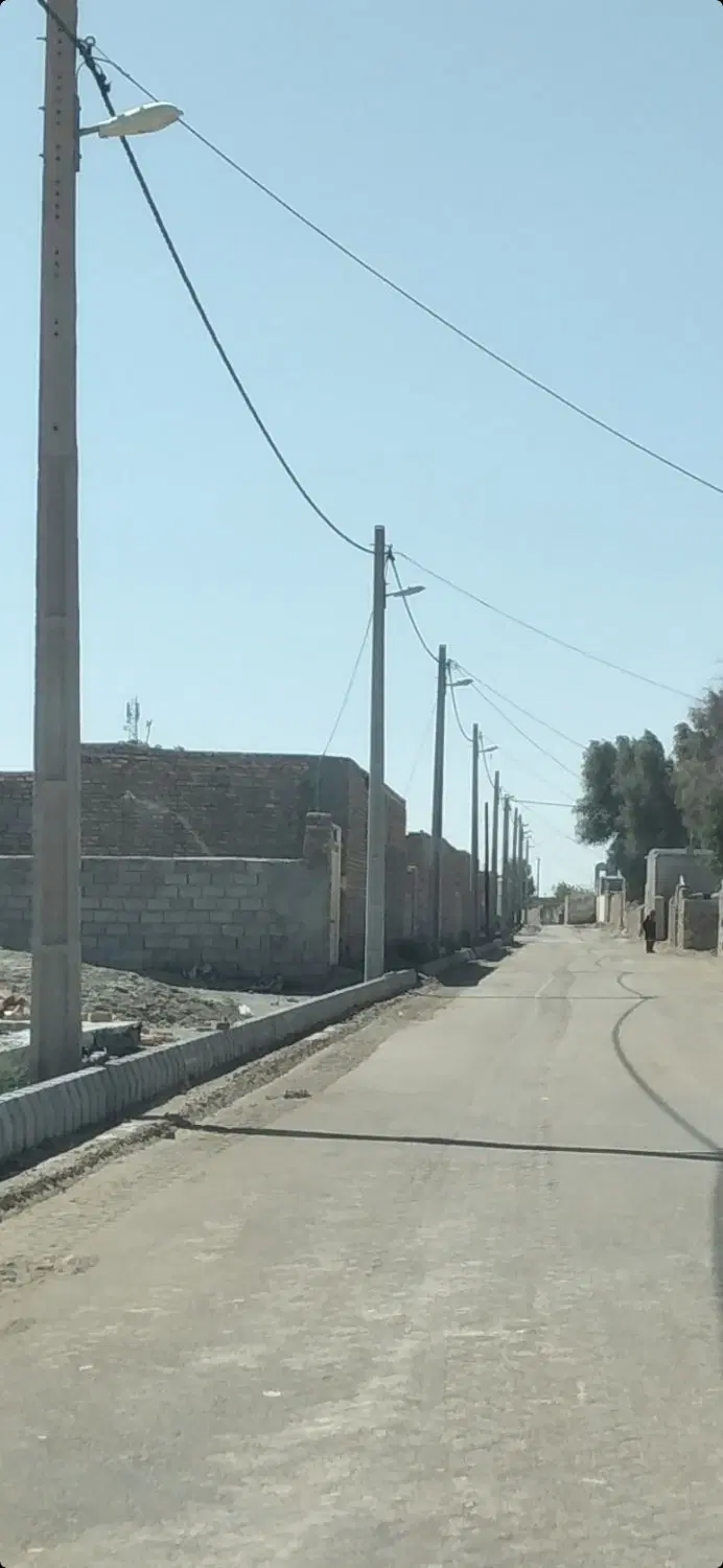 450متر زمین باسه اطاق تازیر آهن شهر علی اکبر
