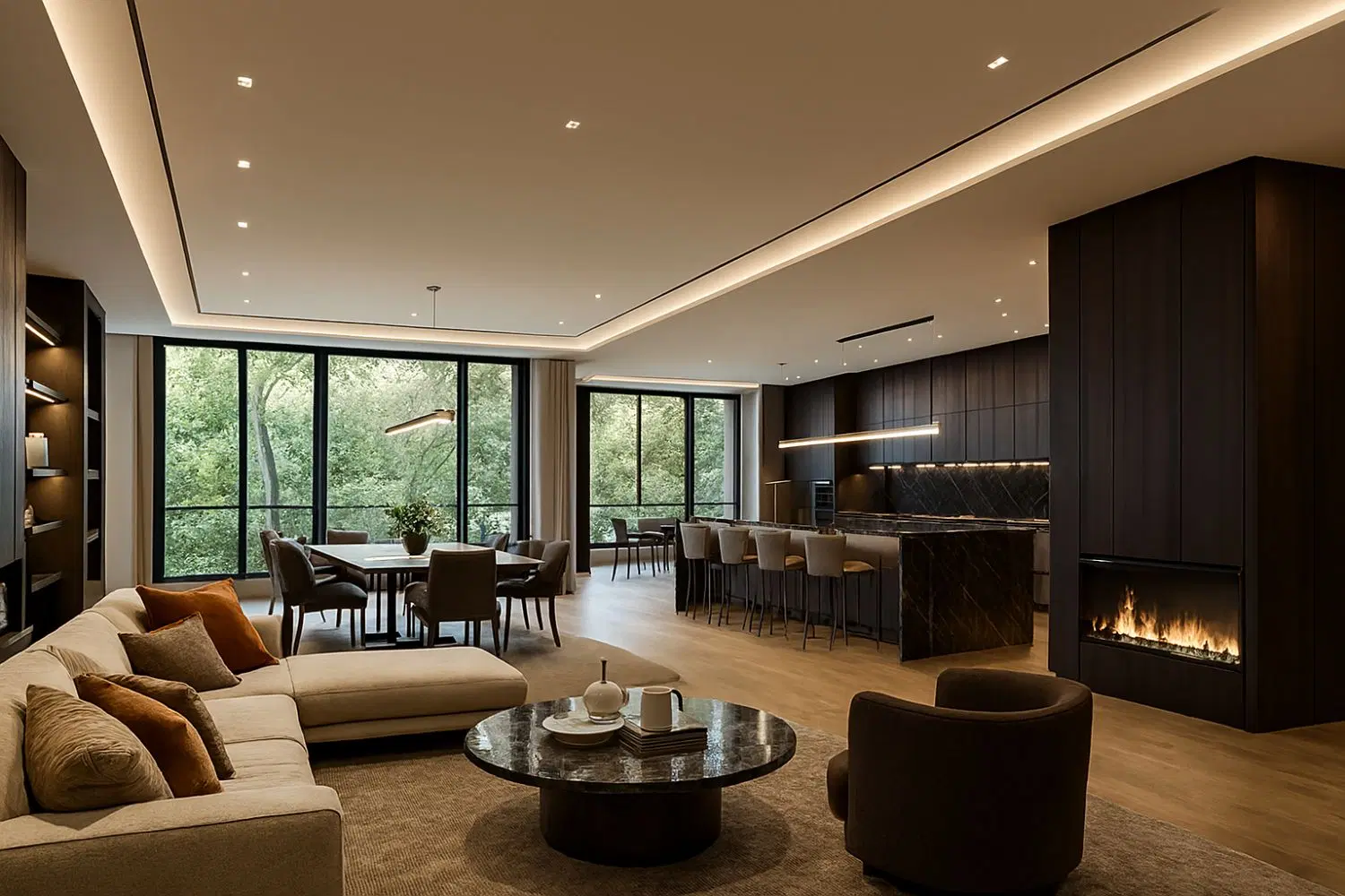 آپارتمان ملاصدرا_۳۴۰متر_تک واحدی_تاپ لوکیشن