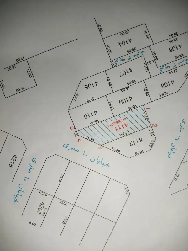زمین استثنایی ۲۹۰ متری در مهدیس