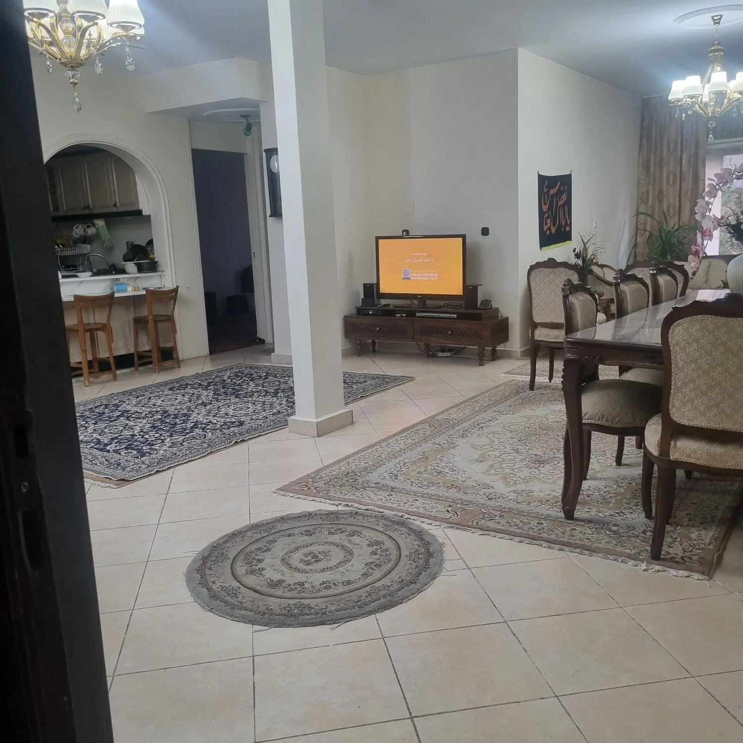 ۱۱۲متر روبروی پارک شریعتی دوخواب
