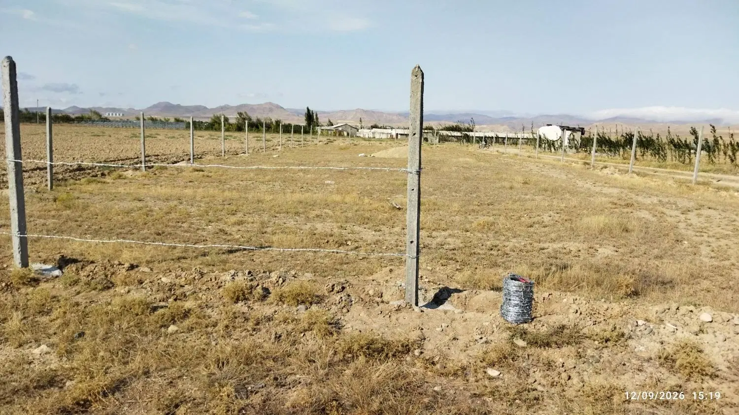 زمین باغی واقع در روسنای نوشنق