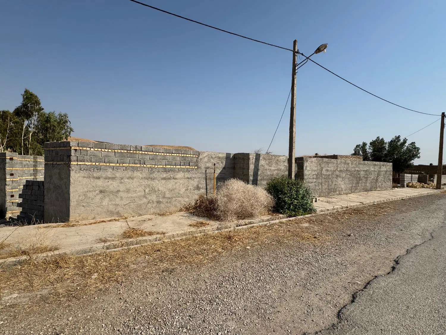 حصار .زمین خانه باغ