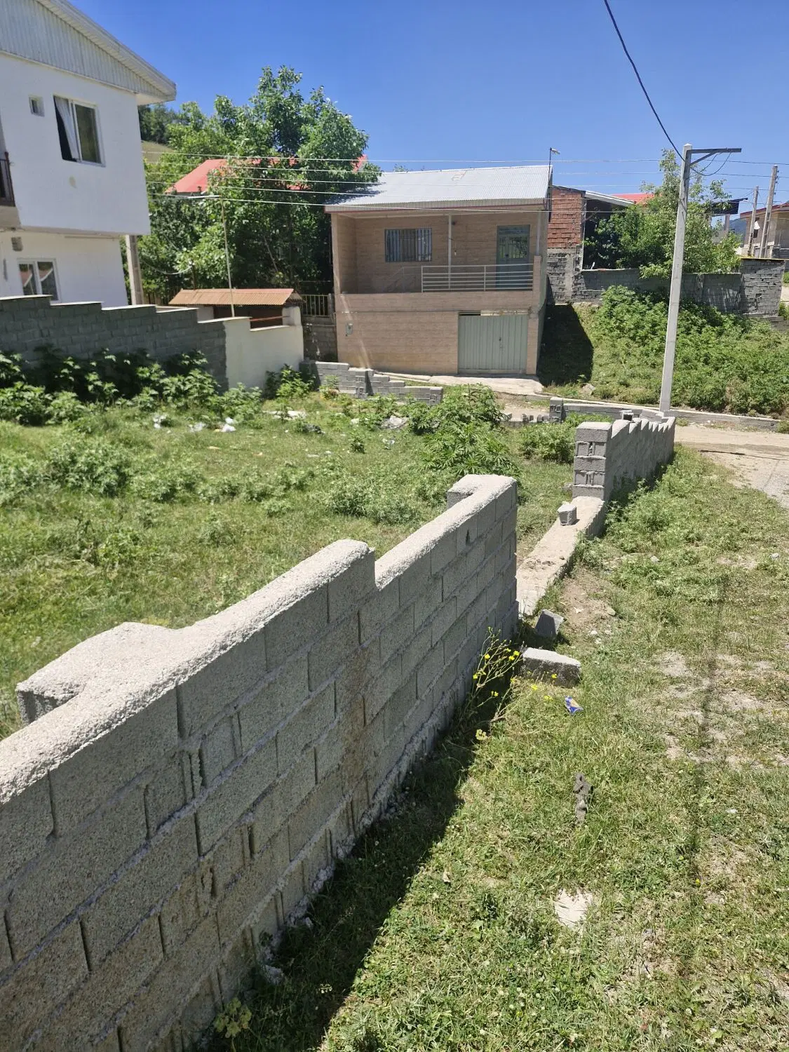 زمین ۲۸۳ متری کاربری مسکونی انارم