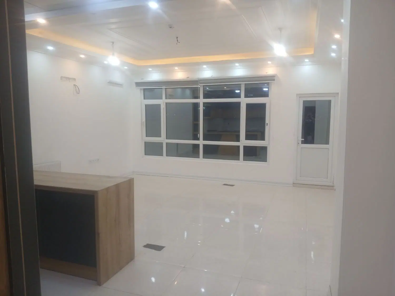 رهن کامل دوخوابه 100متری با 40متر حیاط برفی