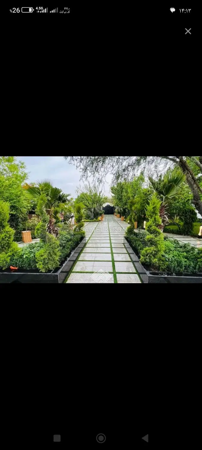 زمین مناسب ویلا سازی بر آسفالت طسمالو