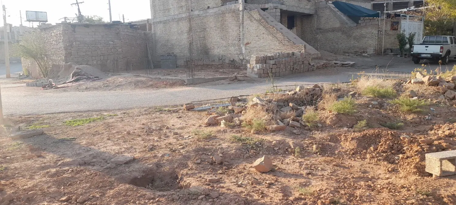 زمین پشت مدرسه رودکی  نفش پارک رودکی