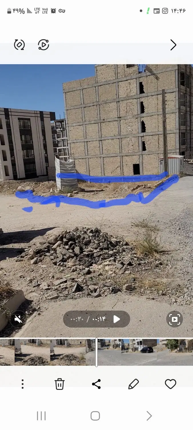 زمین ویلایی محله ۱ فاز ۳