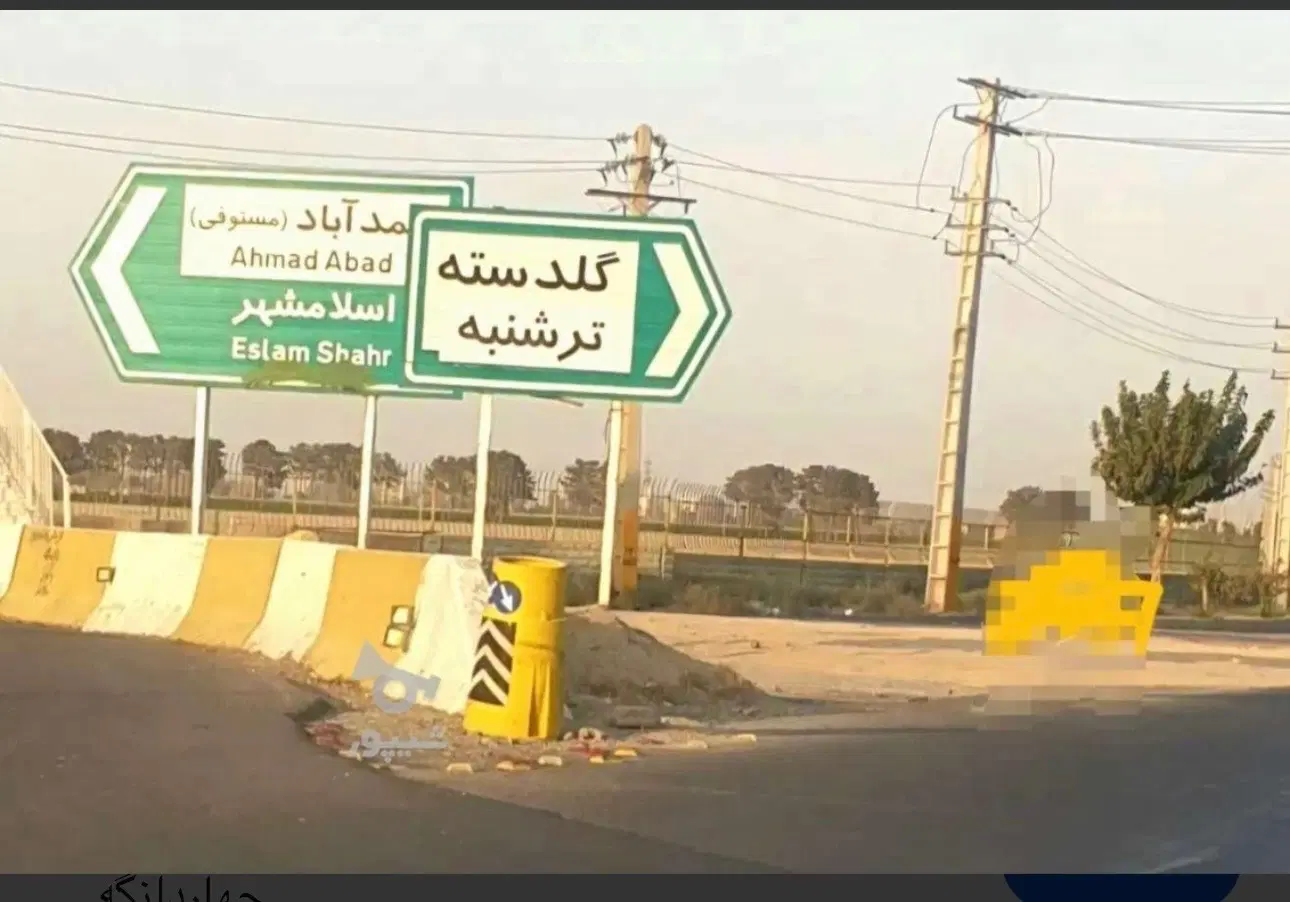 فروش دو قطعه زمین‌ هزار متری در احمد آباد مستوفی