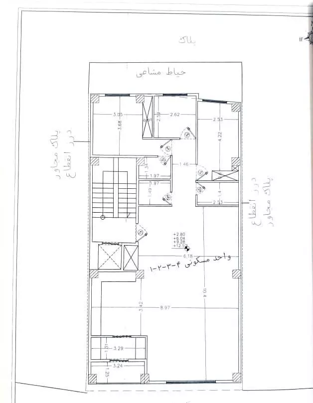 فروش آپارتمان ۱۵۸ متری ۳ خوابه در کوی بیانی