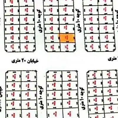 زمین تعاونی بهاران فاز یک  پلاک ۱۱۶
