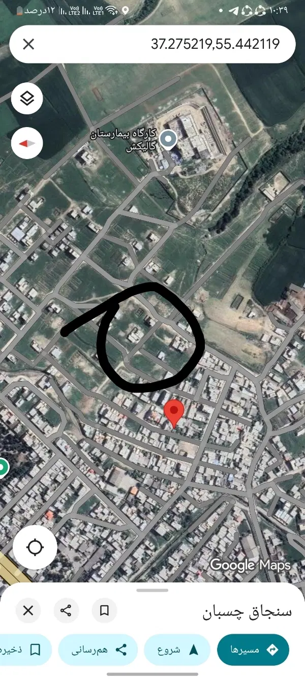 زمین مسکونی سید احمد خمینی دهنه ۹_۵