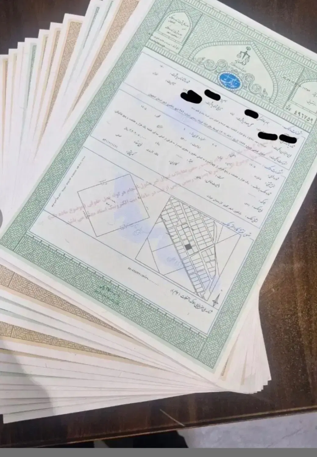 4500 متر زمین  بهترین جای اب باریک