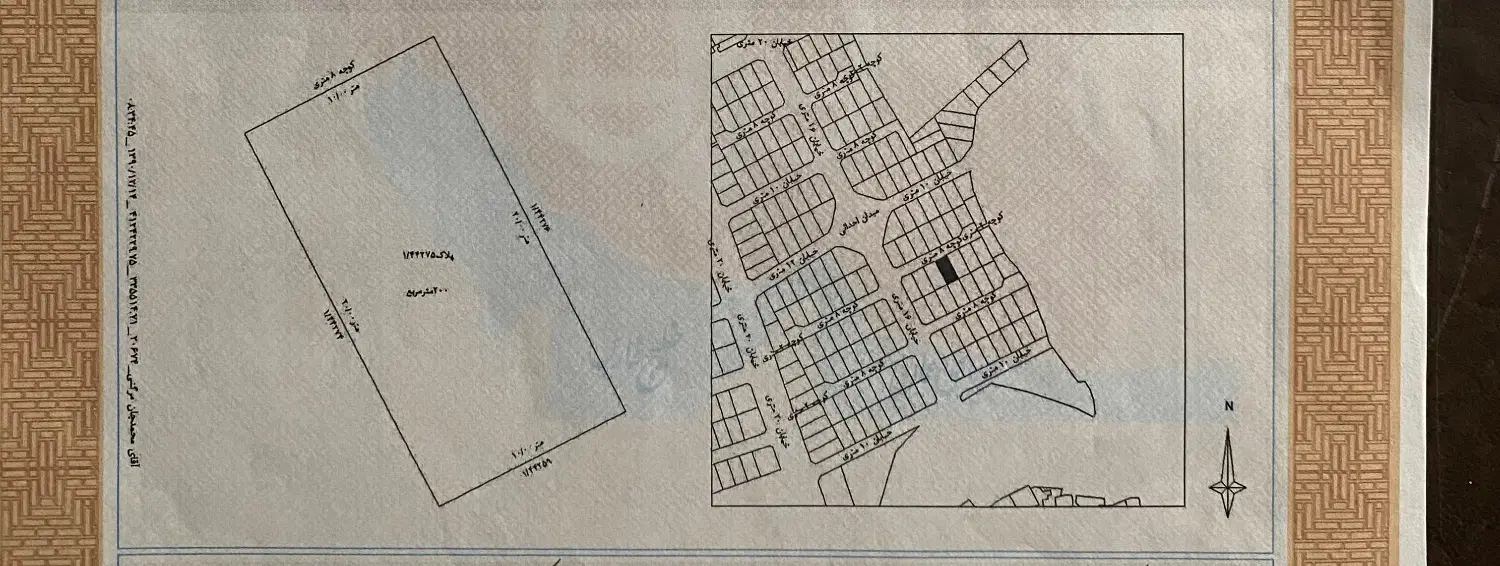 زمین مسکونی گدم آباد