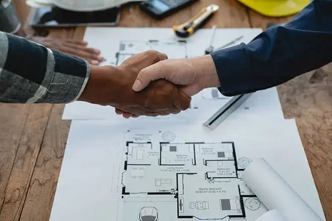 پیمانکاری ، مشارکت در ساخت