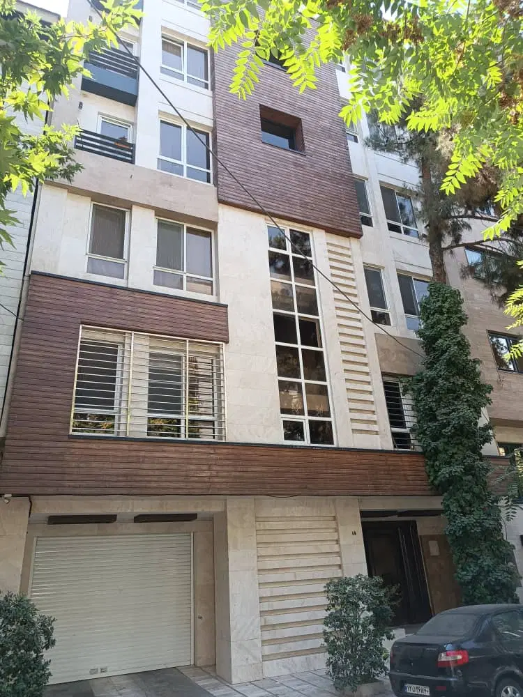 ۷۶مترشهران تاپ لوکیشن_کم واحد _نما سنگ تراورتن_