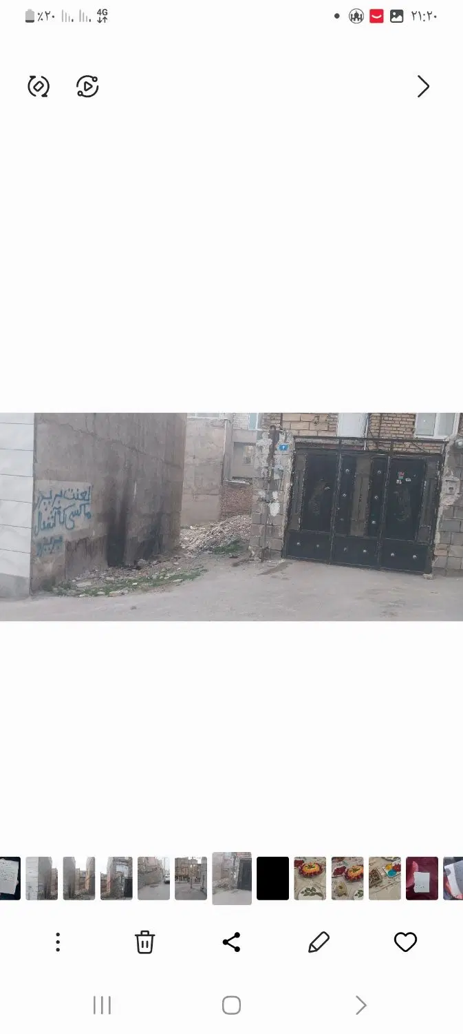 زمین حاج عنایت ۳۵ متر
