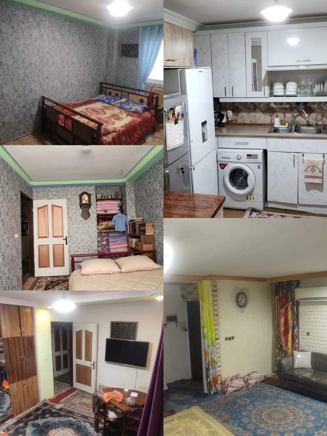 آپارتمان۷۵،طبقه۱،پارکینگ اختصاصی