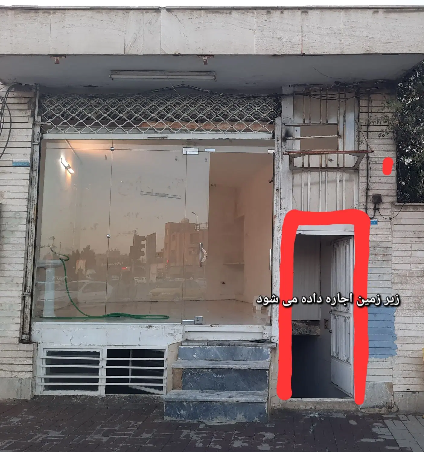 اجاره مغازه (زیر زمین) ۳۰ متری بر خیابان سجاد