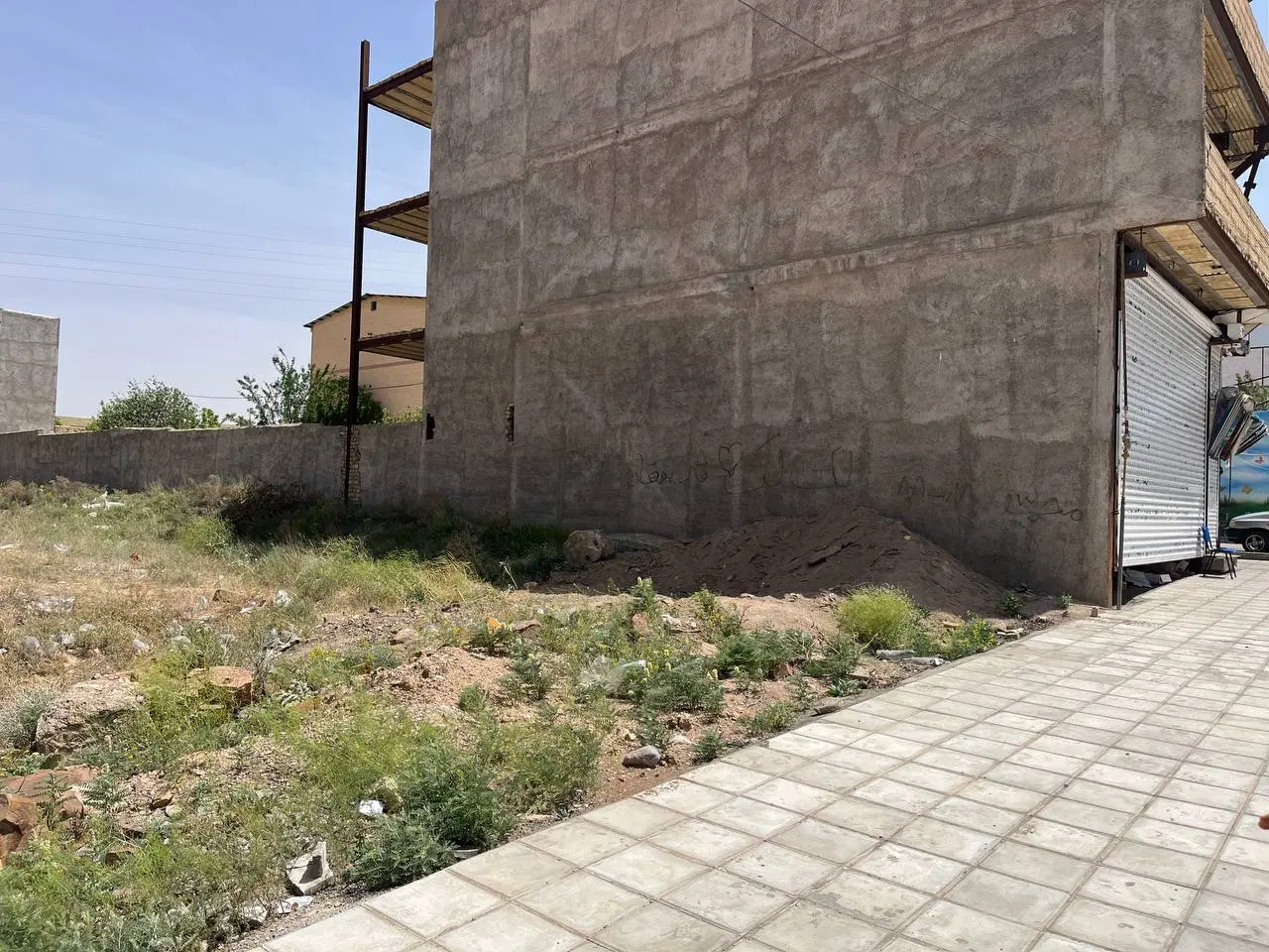 ۴۵۰ متر زمین تجاری مسکونی بر خیابان آبگرم قزوین