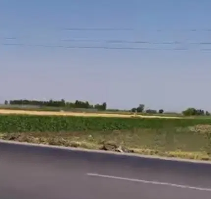 حدود 1000 متر زمین دم جاده میاندواب بکتاش