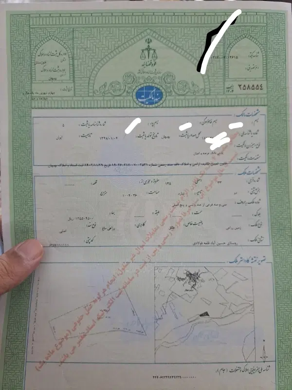 یک هکتار زمین آبی