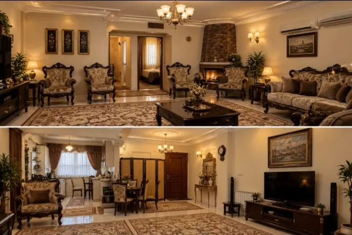 ۸۵ متر _ خوش نقشه _رو به نما