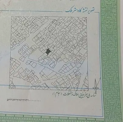 فروش زمین با نقشه تعیید شده ۱۲ واحد