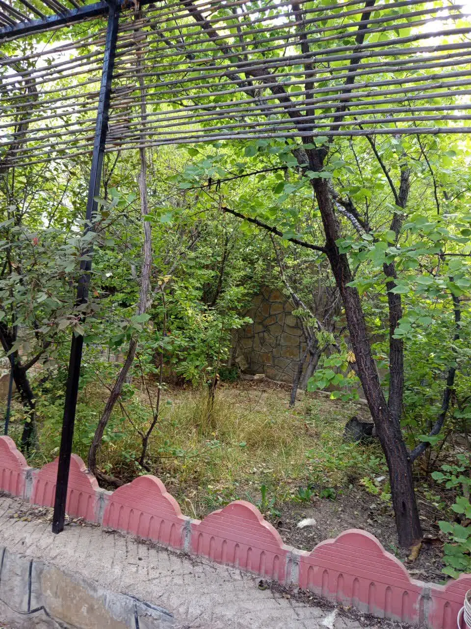 باغ شهمیرزاد ۶۰۰متر رودخانه