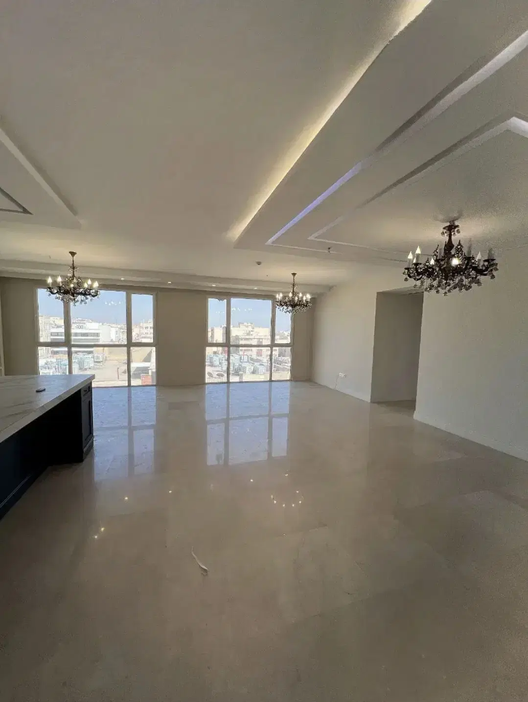 ۱۰۵ متر_دو خواب_روبه افتاب_جنت ابادمرکزی