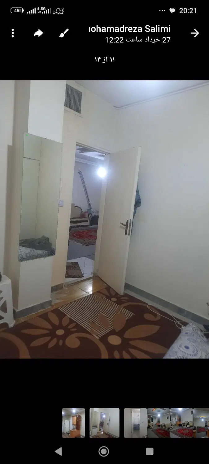 ۳۵۰رهن خانه ۵۰ متری طبقه سوم
