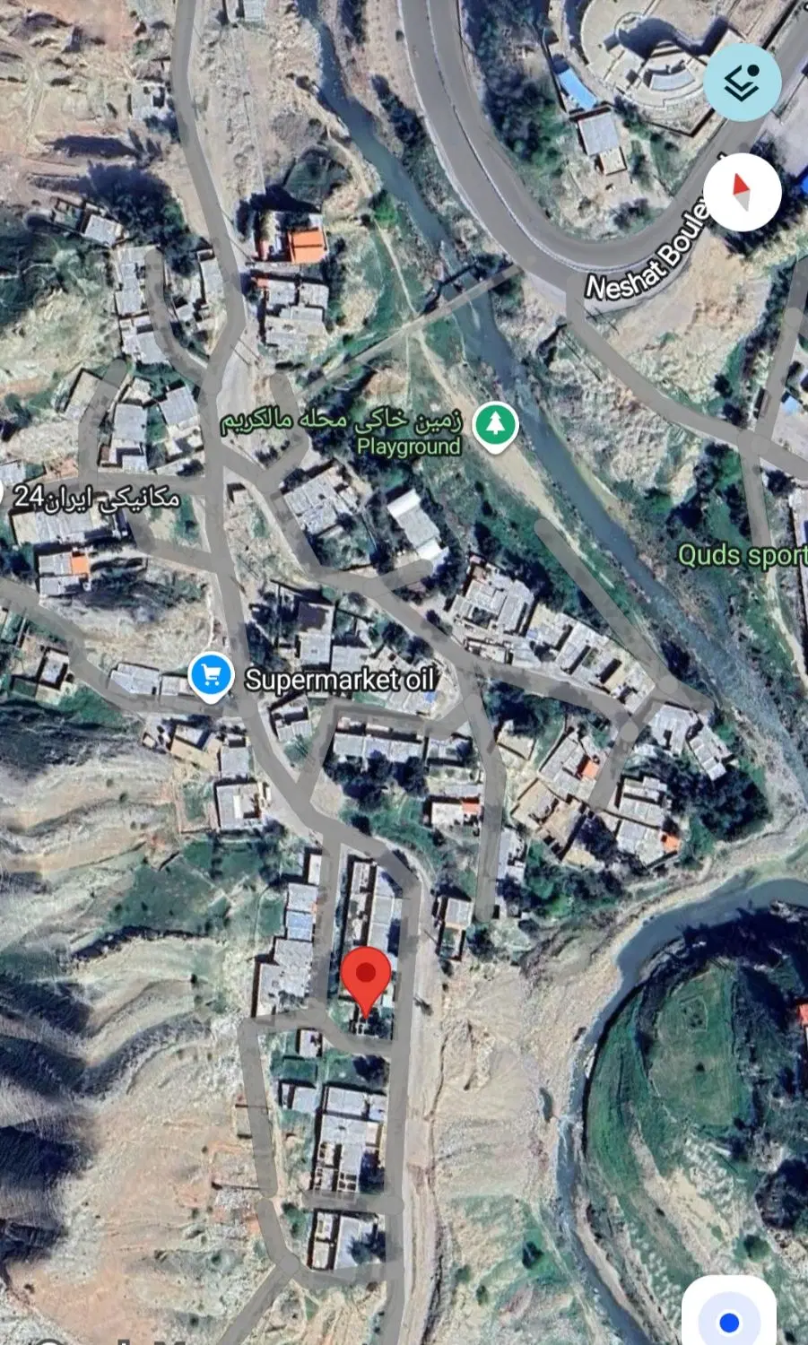 زمین ۳۳۴ متر سر دونبش مالکریم