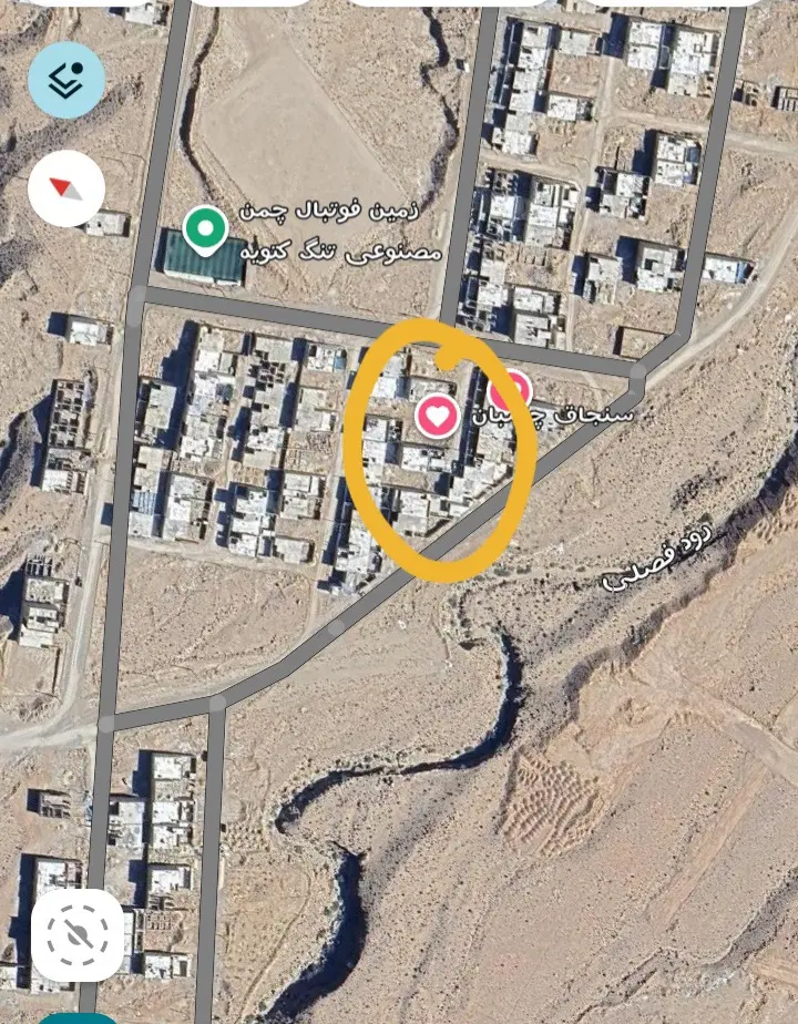زمین شهرک گلستان