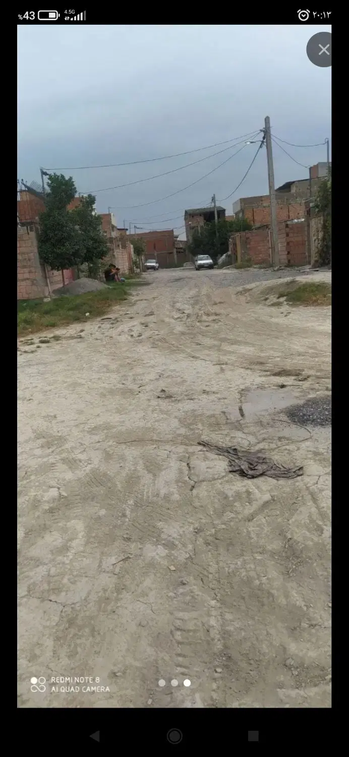 زمین 105متری فروشی