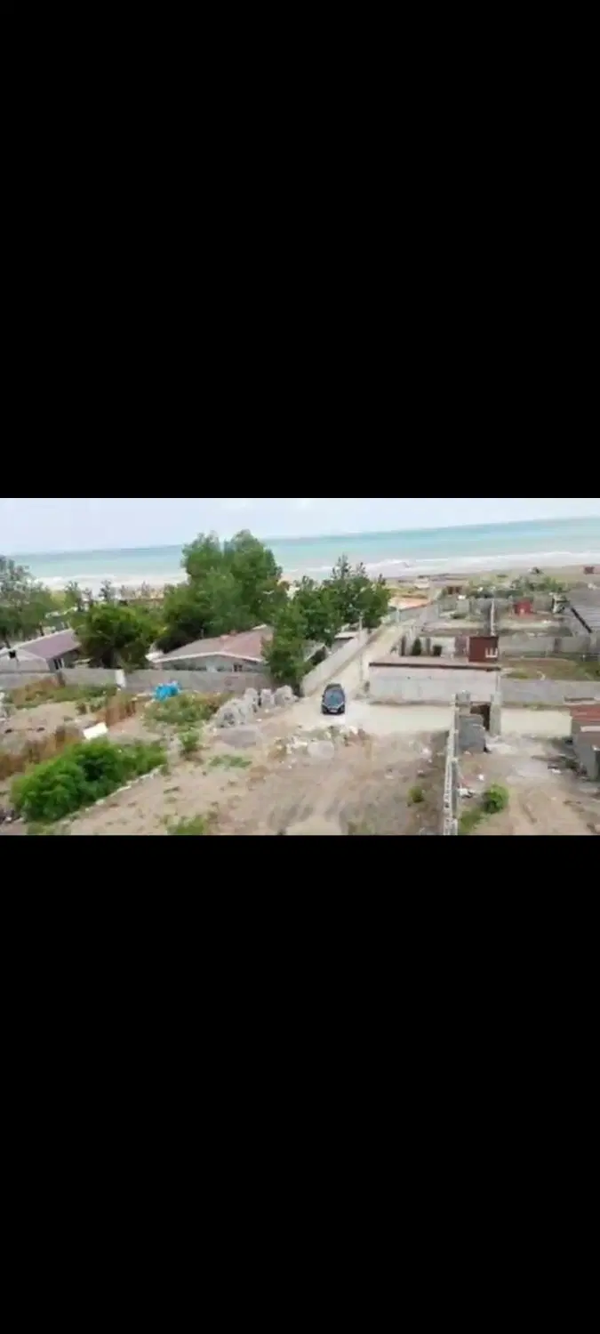 ۴۱۰ متر زمین ساحلی رو به دریا منطقه آزاد انزلی