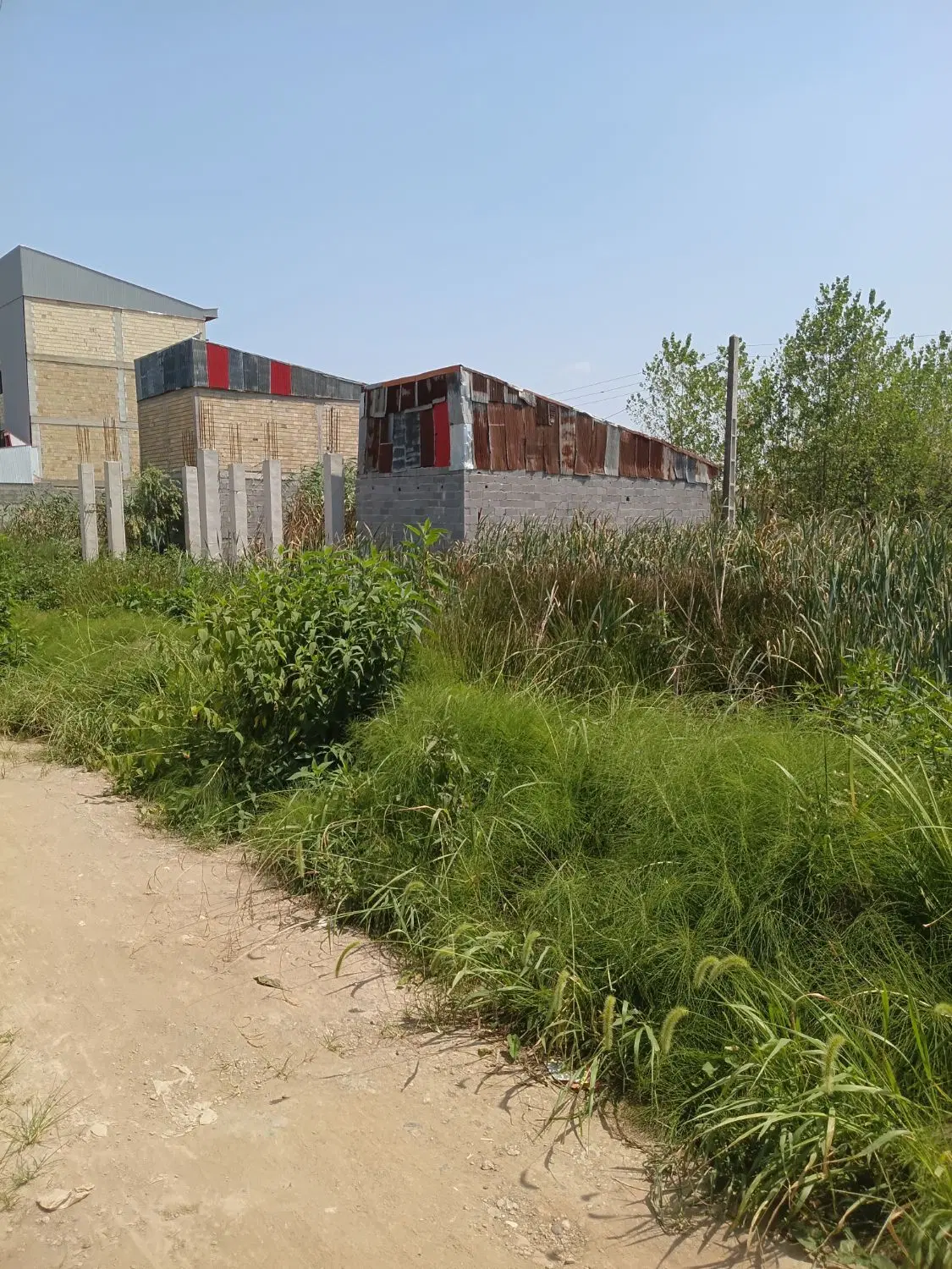 زمین در خیابان گلها