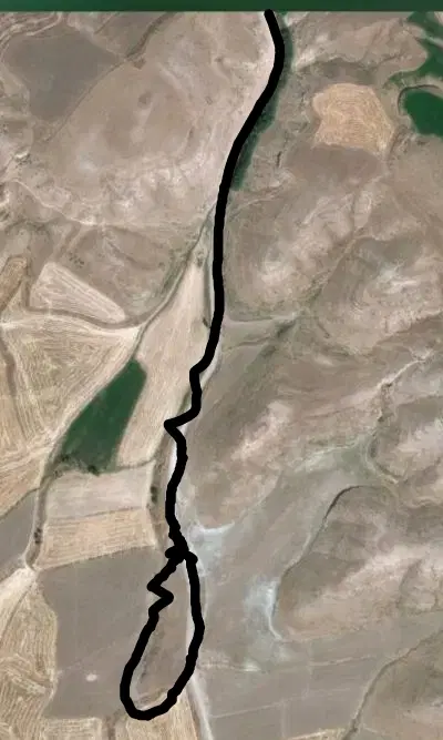 زمین دیم اطراف روستای اونلیق