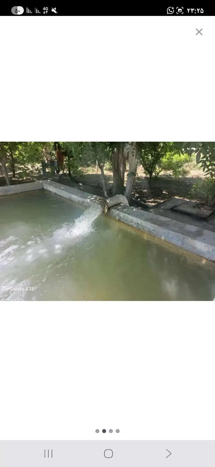 زمین باغ هزار متری با برق اب