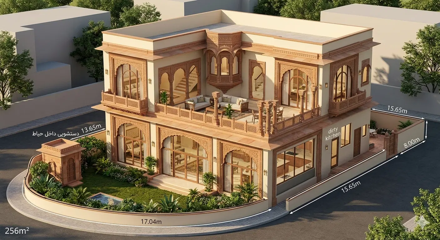 زمین 256 متری