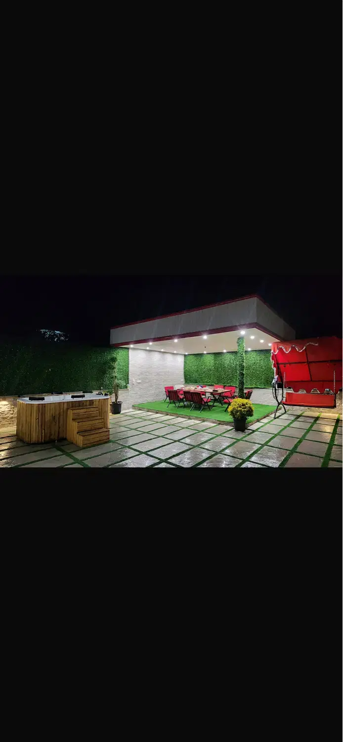ویلا جنگلی با روف گاردن وجکوزی علی آباد فاضل آباد