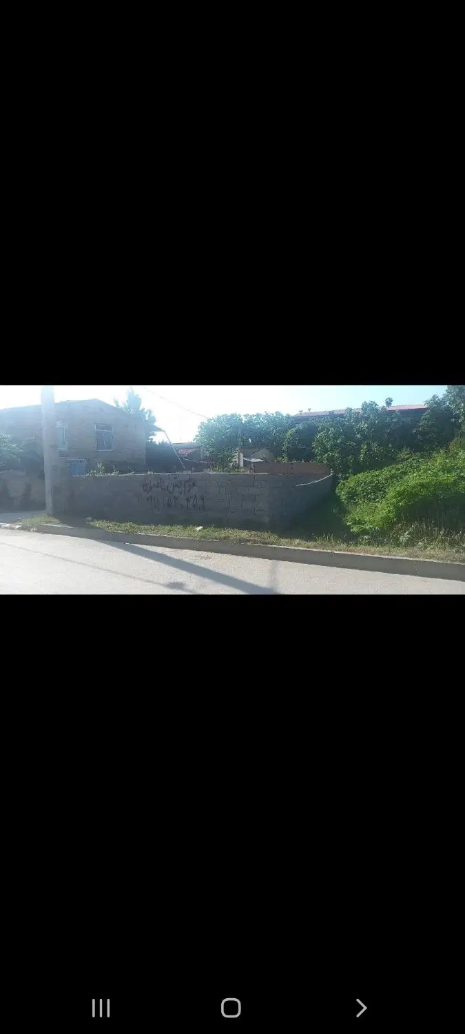 ۱۶۰ متر زمین ابتدای سارو