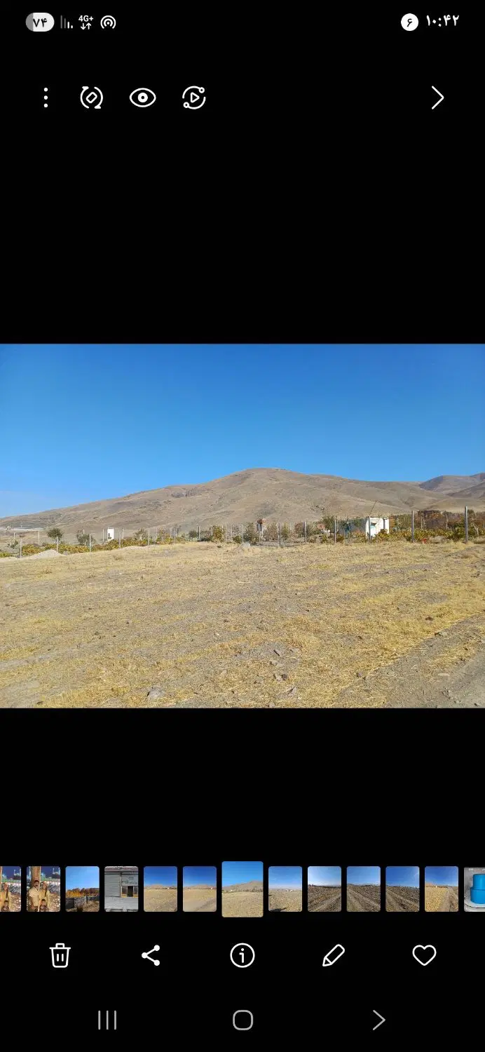 زمین باغی ۱۰۰۰ متری شورچه